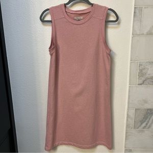 Madewell Muscle Tank Sweatshirt Dress